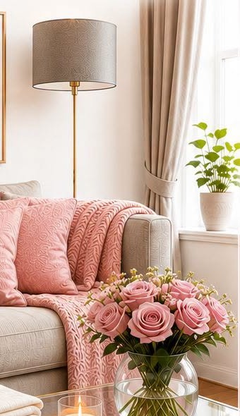 A tidy, welcoming living room maintained by HelpingHands@Home